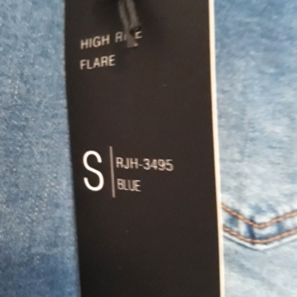 NWT American Bazi High Waist Flared Bottom Denim - Picture 8 of 8